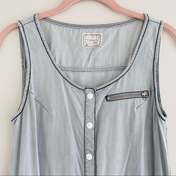 Ochirly Soft Denim Look Women’s Overalls - Picture 3 of 15